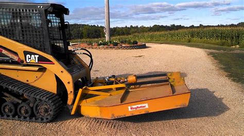 homemade bush hog for skid steer|bush hog rental cost.